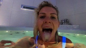 Underwater fuckign in the hot tub with Claudia Mac CM046 small screenshot