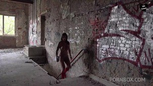 Dildo action at lost place with Julia Exclusiv OTS088 small screenshot