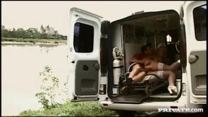 Nurse Sandra Gives Aid in the Form of Dick Sucking and Hard Fucking small screenshot