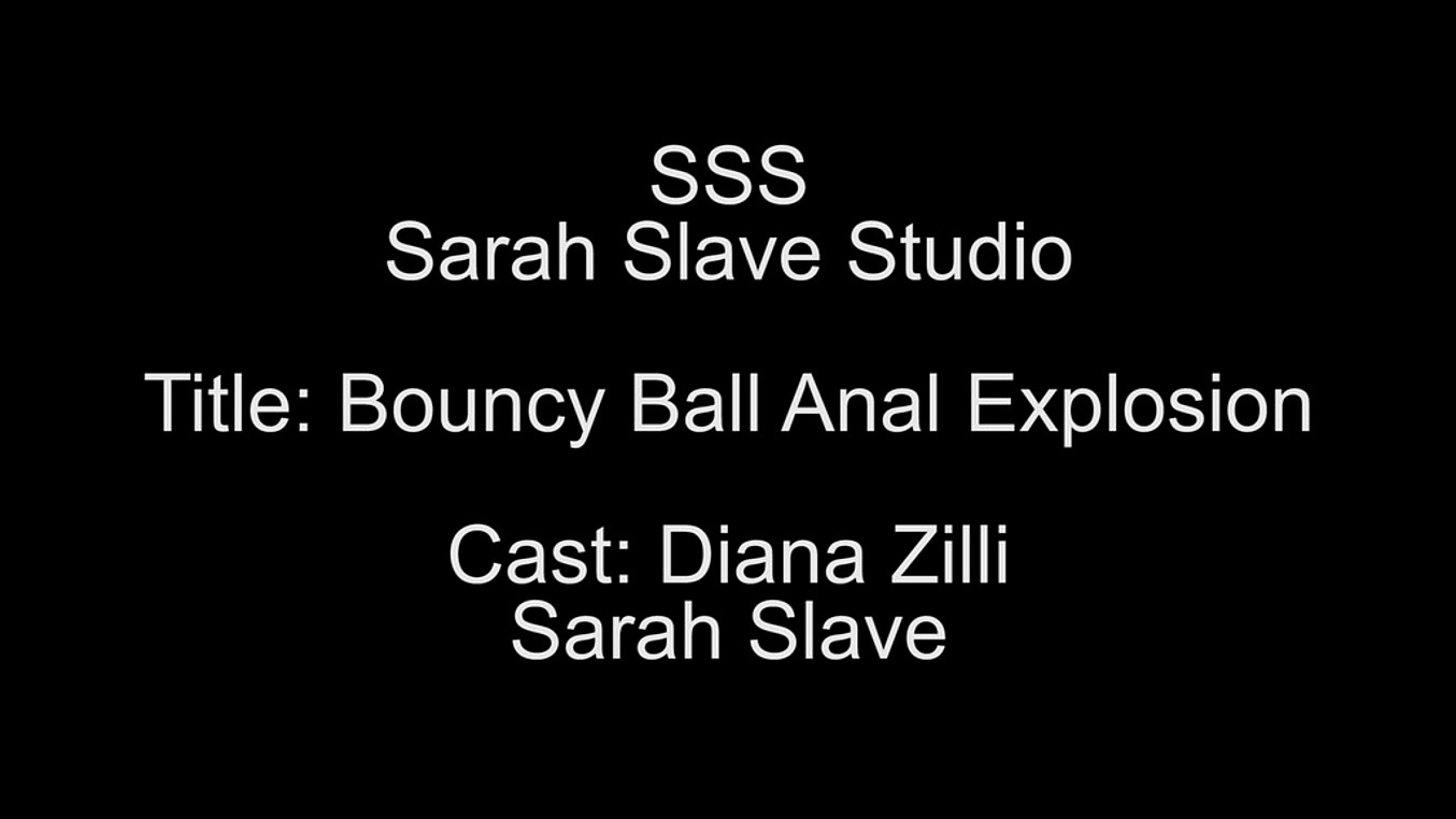 Sarah Slave Bouncy Ball Anal Explosion - Dry Version scene screenshot