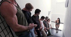 7on1 Double anal Gang Bang, Megan Venturi, BWC, ATM, Balls Deep, DAP, Rough Sex, Cum in Mouth, Swallow GIO2284 small screenshot