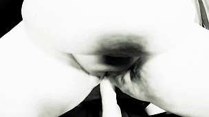 Black and White Anal Dildo small screenshot