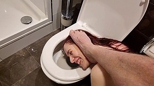 PISS ANAL-HILIATION Isabella Both, Piss in mouth, ass rimming, face slapping, spit on face, toilet flush small screenshot