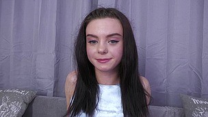 First Anal Threesome Pure Kitty with Body Weight of Only 41 kilograms, Rimming, Gape and Natural Cum on Mouth VG155 small screenshot