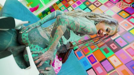 Heavily tattooed couple hardcore ANAL fuck small screenshot