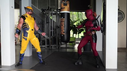 Wolverine Fucks Deadpool-hottie Hard After Passionate Cunnilingus and Cums Inside small screenshot