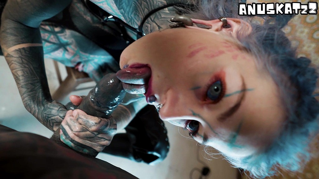 LegalPorno - Anuskatzz Studio - Tattooed Pornstar In High Heels Fingers Her Anal and Gives a Blowjob