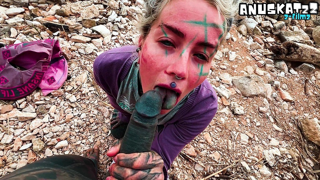 LegalPorno - Anuskatzz Studio - Public Blowjob and Big Load Of Cum on Face