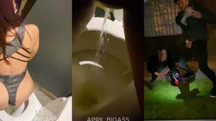 Threesome Pissing on the Streets Of Argentina, Mar Del Plata, 2 Whores Together!! Dirty and Whores small screenshot