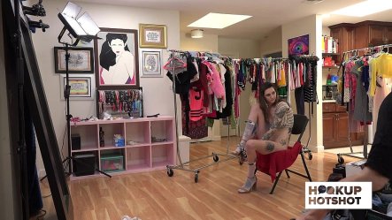 Bts - Rocky Emerson Shows Off Her Curves In a Backstage Tease! small screenshot