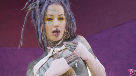 Threesome Anal Only Alternative Dreadlocks Girl Double Anal, Prolapse, Gape small screenshot